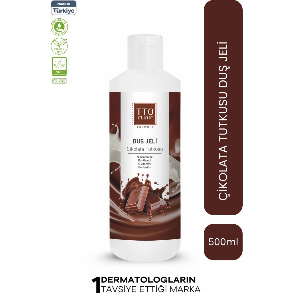 TTO Clınıc Duş Jeli - Çikolata Tutkusu 500 ml Duş Jelleri ve Banyo Köpükleri Fiyatı