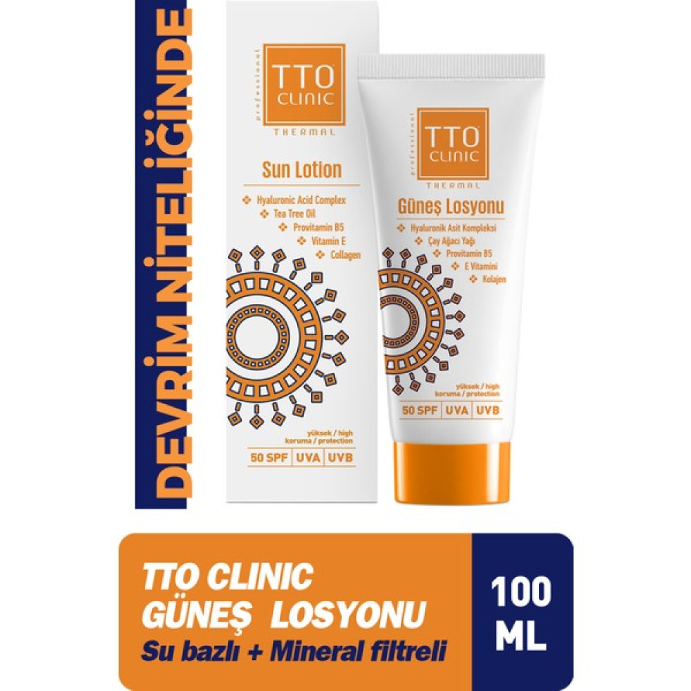 Tto Clinic Güneş Losyonu 100 ml Güneş Kremleri ve Losyonları Fiyatı
