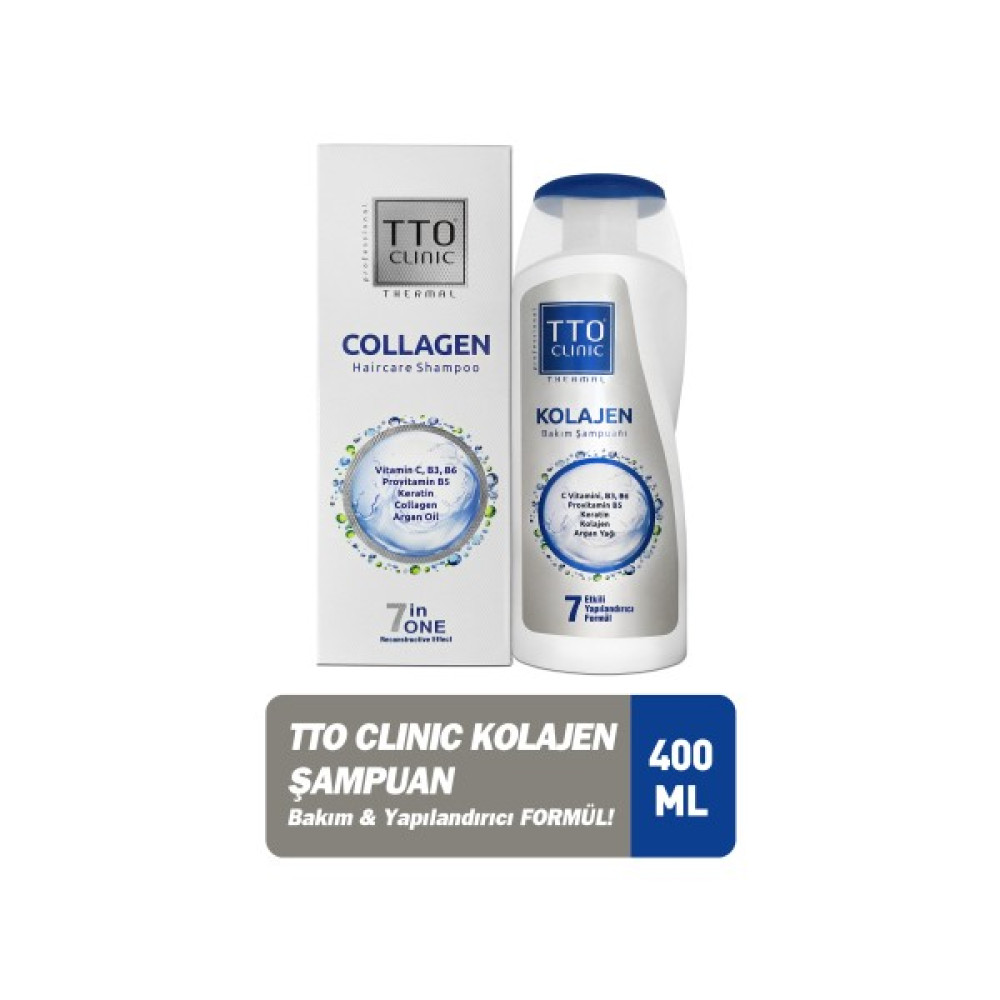 TTO Clinic Kolajen Bakım Şampuanı 400 ml Şampuan ve Saç Kremi Fiyatı