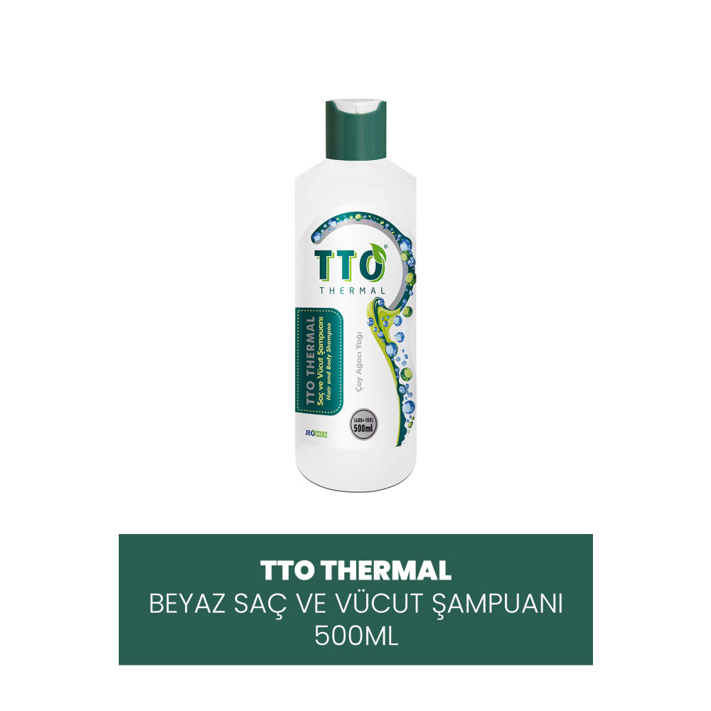 TTO Saç Ve Vücut Şampuanı 500 ml Beyaz (ÇAY AĞACI YAĞI / TEA TREE OIL) Şampuan ve Saç Kremi Fiyatı