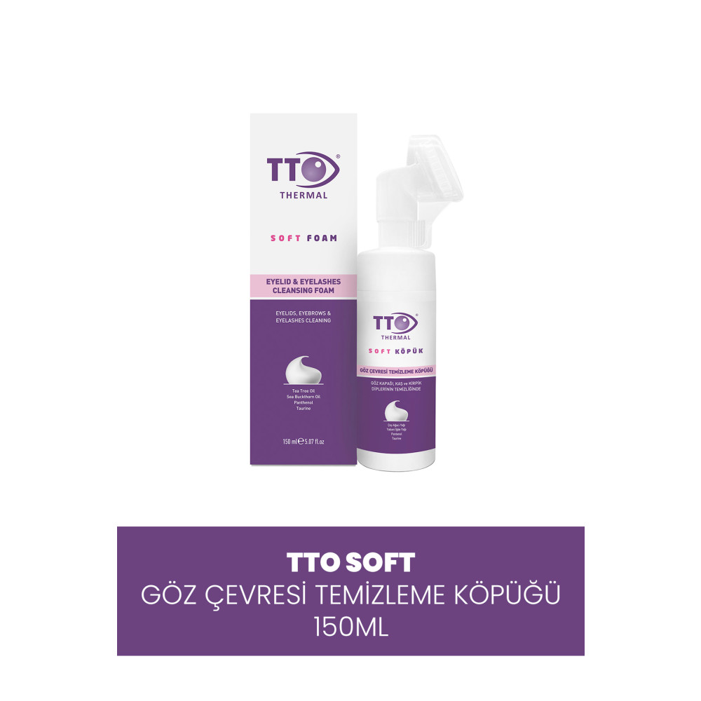 TTO SOFT GÖZ ÇEVRESİ TEMİZLEME KÖPÜĞÜ 150 ML (Aplikatörlü) Makyaj Temizleyicileri Fiyatı