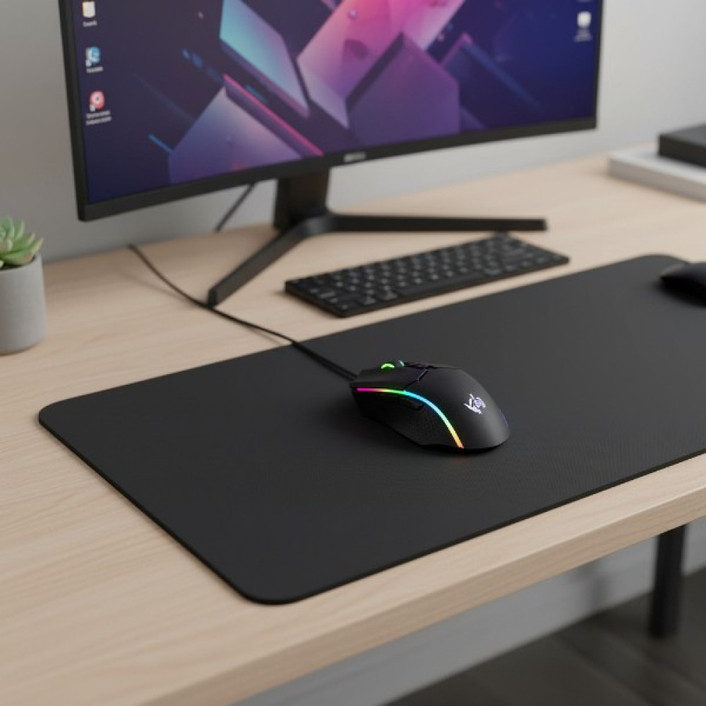 Ttt Kaymaz Alt Tabanlı Siyah Mouse Pad 40x30 cm Mouse Pad Fiyatı
