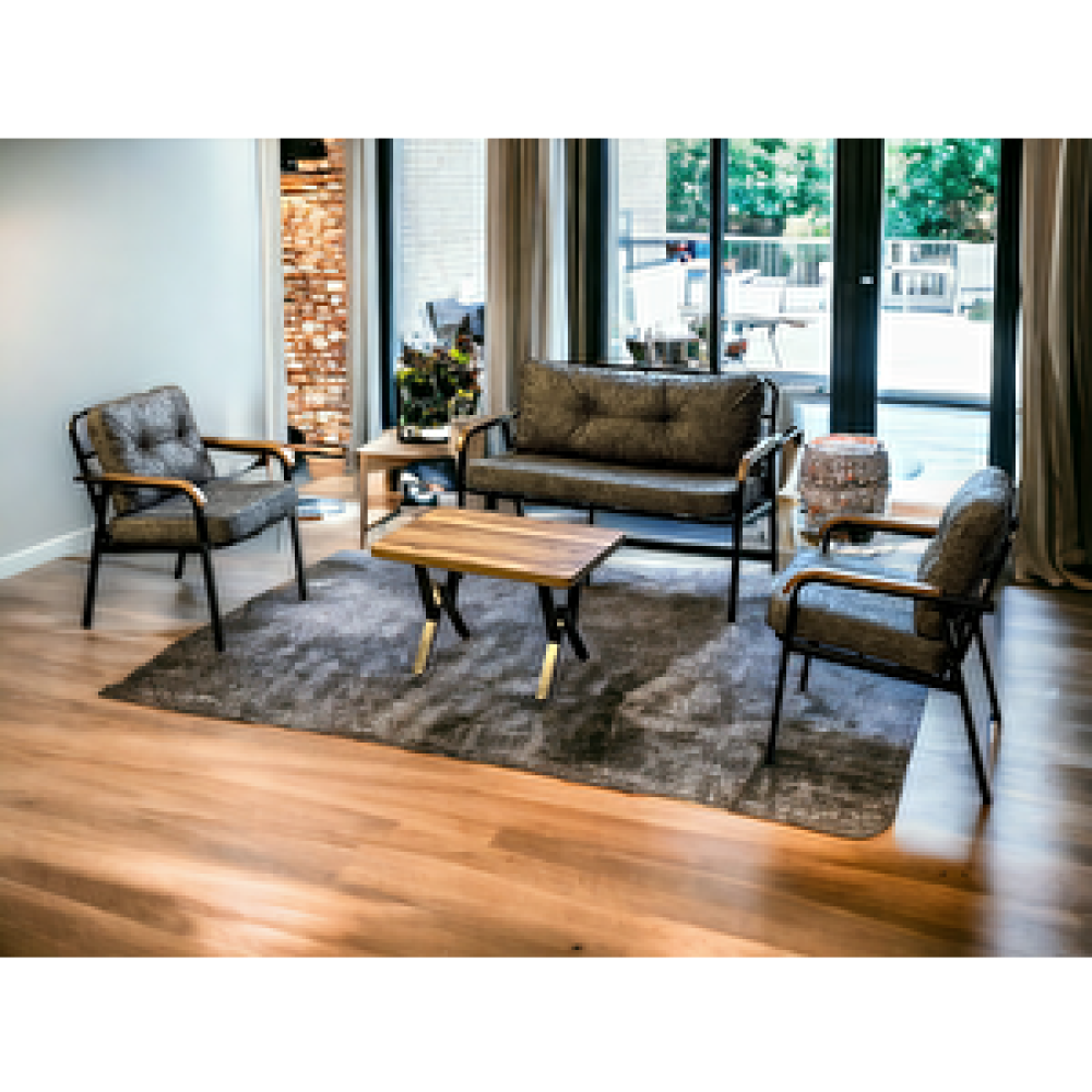 Tu Tienda Köyceği̇z Bahçe Balkon Oturma Takımı, Gri Bahçe Mobilyası Takımı Fiyatı