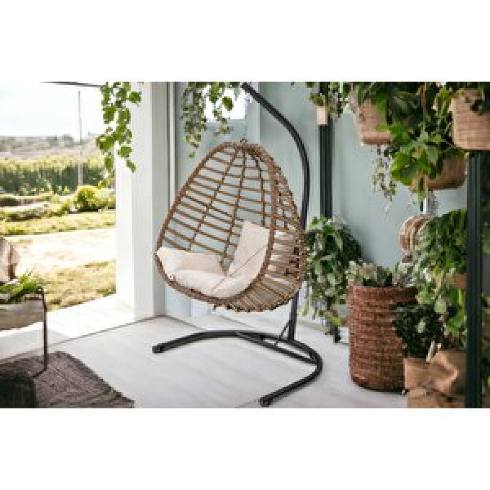 Tu Tienda Rattan Tek Ki̇şi̇li̇k Bahçe Salıncağı, Kahverengi Kahverengi Bahçe Salıncağı Fiyatı