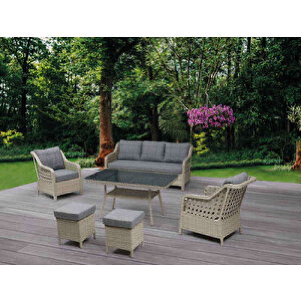 Tu Tienda Ronda 3+1+1+2puf+Masa Rattan Bahçe Balkon Mobi̇lyası,Bal Rengi Bal Rengi 04 Bahçe Mobilyası Takımı Fiyatı