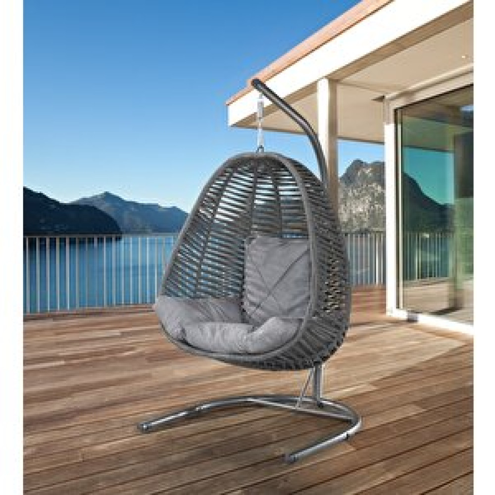 Tu Tienda Tek Kişilik İp Örgü Bahçe Salıncağı, Gri Bahçe Salıncağı Fiyatı