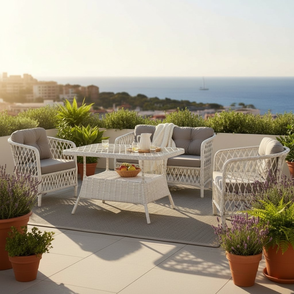 Tu Tienda TİRE ALÜMİNYUM 2 1 1 MASA RATTAN BAHÇE BALKON MOBİLYASI,BEYAZ RATTAN/GRİ KUMAŞ - TİRE RATTAN 2+1+1+MASA BAHÇE TAKIMI,KAYRAK GRİ SSD / Solid State Drive Fiyatı