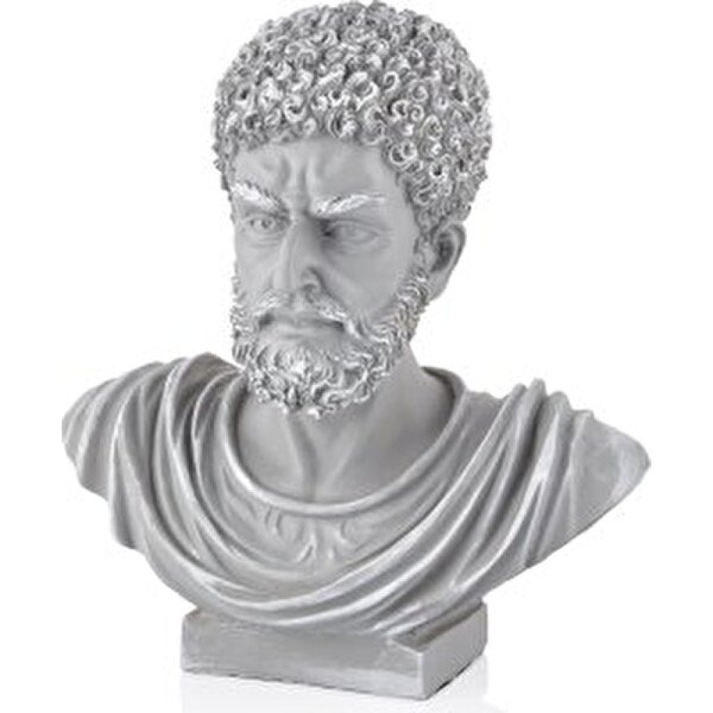 Tual Hobi Sanat Dekoratif Polyester Marcus Heykeli - Krem Biblo Fiyatı