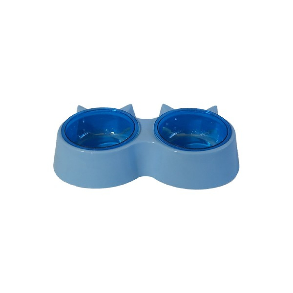 Tuana Kafes Kulaklı Kedi Mama Kabı 2X200 ml - Mavi Evcil Hayvan Ürünleri Fiyatı