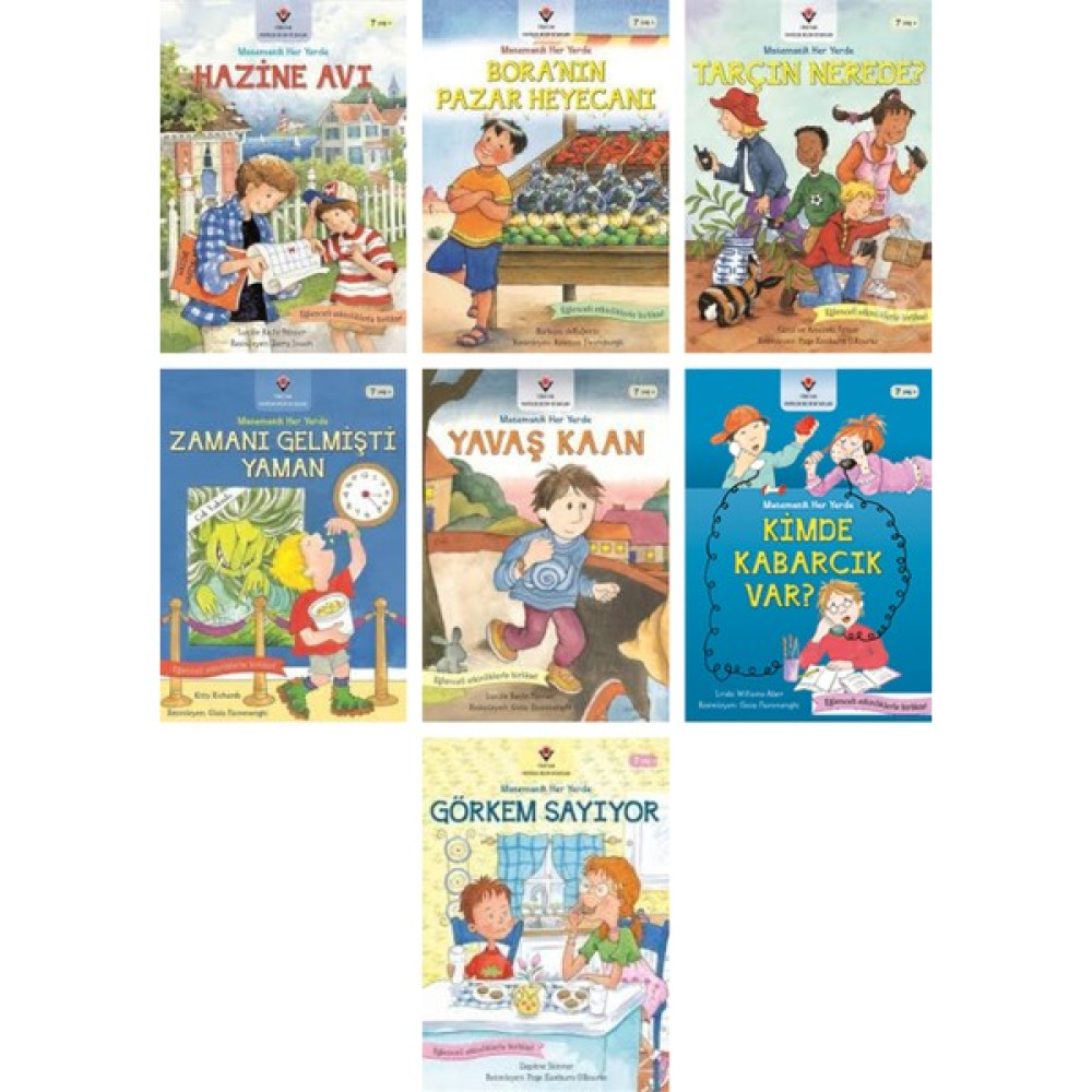 Tübitak Matematik Her Yerde 7 Kitap Set (7+ Yaş) Zihinsel Gelişim Kitapları Fiyatı