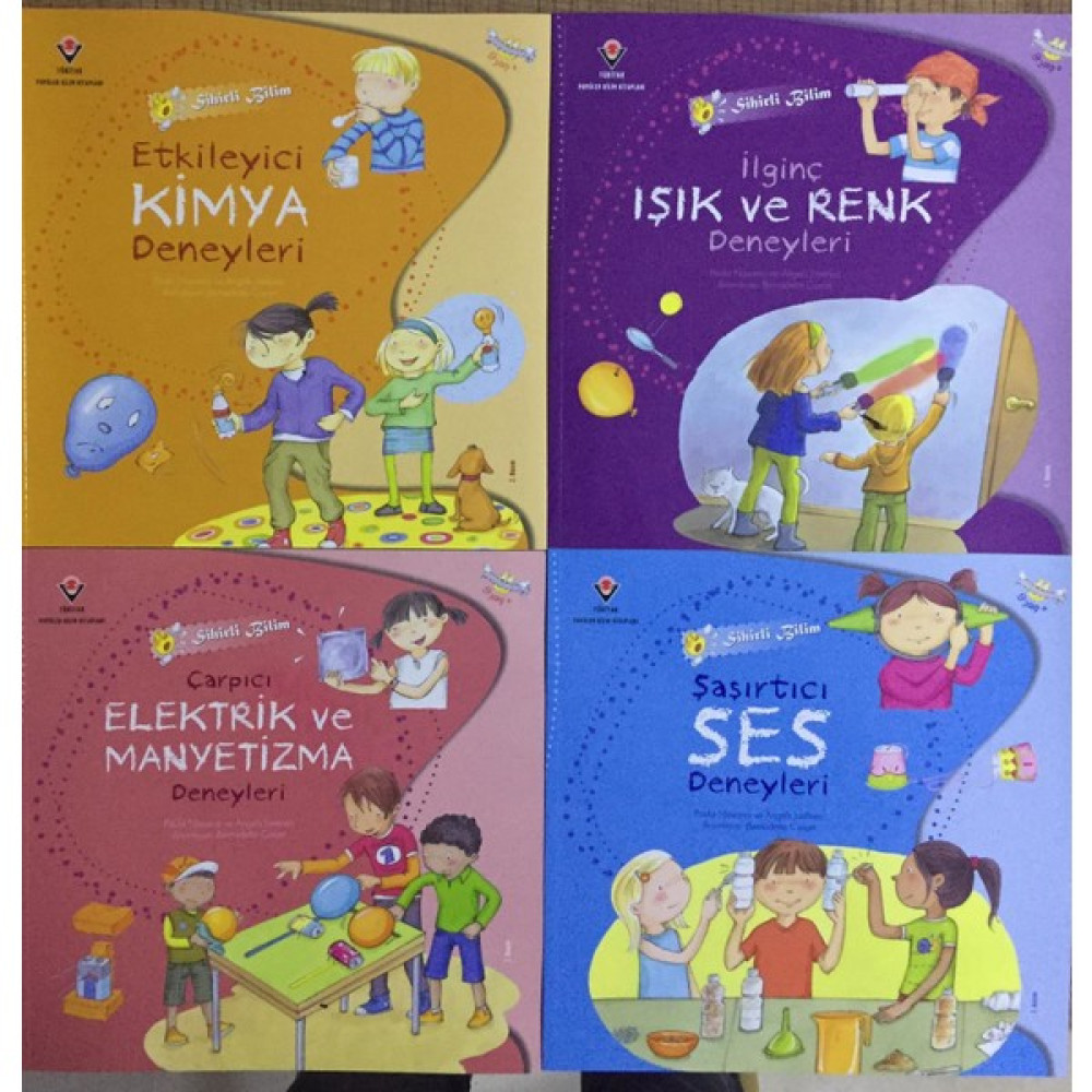 Tübitak Popüler Bil. Kitapları Tübitak Sihirli Bilim Etkileyici Deneyler 4 Kitap Set (9 Yaş+) Zeka Geliştirici Kitaplar Fiyatı