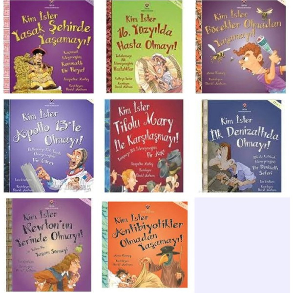 Tübitak Popüler Bilim Kim Ister Serisi 8 Kitap Set (12+ Yaş) - Anne Rooney Zeka Geliştirici Kitaplar Fiyatı
