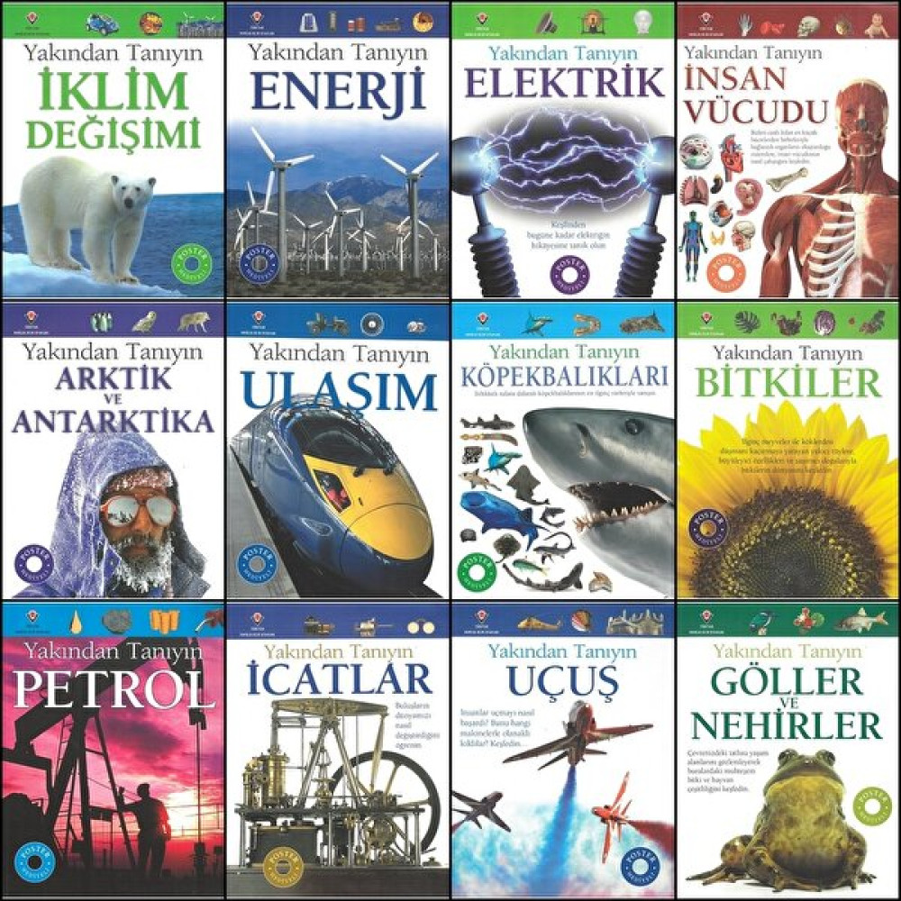Tübitak Popüler Bilim Yakından Tanıyın 12 Kitap Set (14+Yaş) Zihinsel Gelişim Kitapları Fiyatı