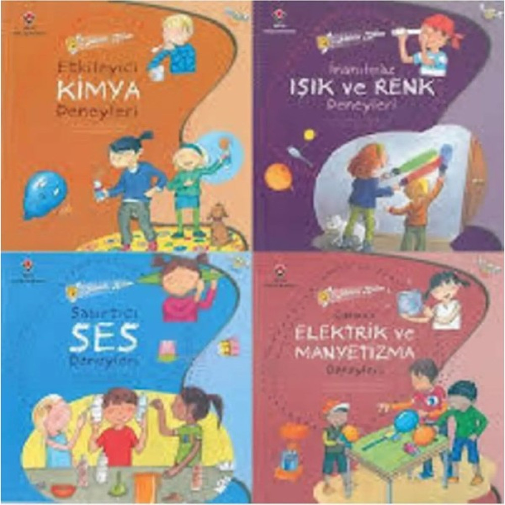 Tübitak Sihirli Bilim Etkileyici Deneyler 4 Kitap Set (9 Yaş+) Zihinsel Gelişim Kitapları Fiyatı