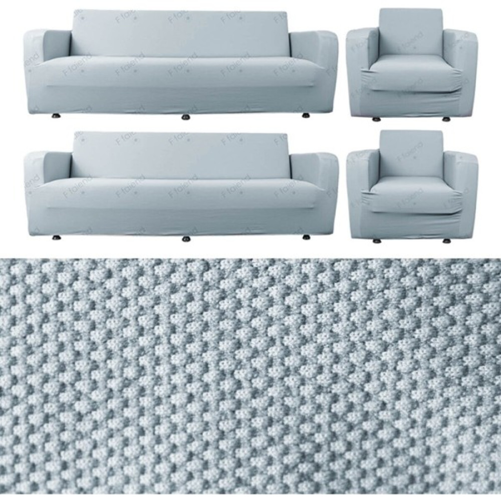 Tuchmall Koltuk Kanepe Kılıfı Takımı Çekyat Örtüsü Lastıklı Esnek 3+3+1+1 Maxi Takım - Gri - 180 x 230 cm Koltuk & Kanepe Örtüsü Fiyatı