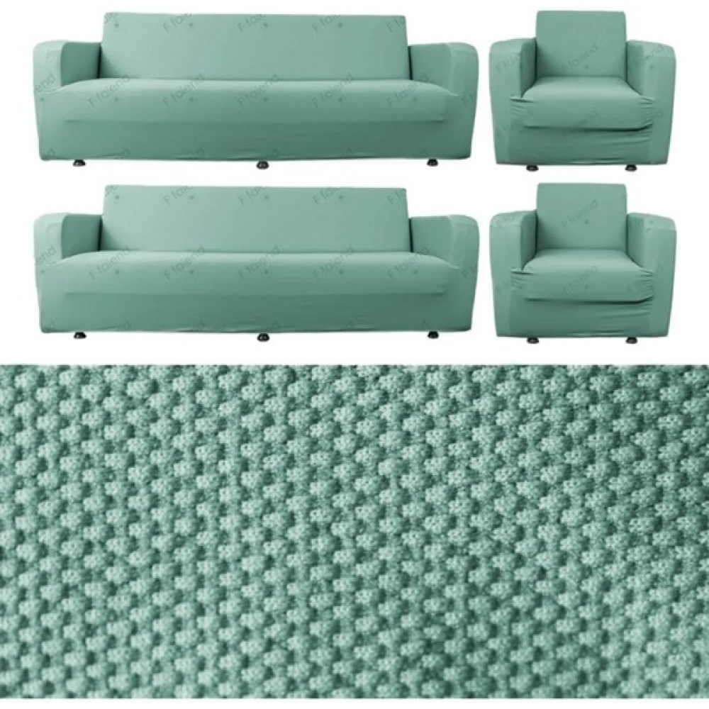Tuchmall Koltuk Kanepe Kılıfı Takımı Çekyat Örtüsü Lastıklı Esnek 3+3+1+1 Maxi Takım - Mint - 180 x 230 cm Koltuk & Kanepe Örtüsü Fiyatı