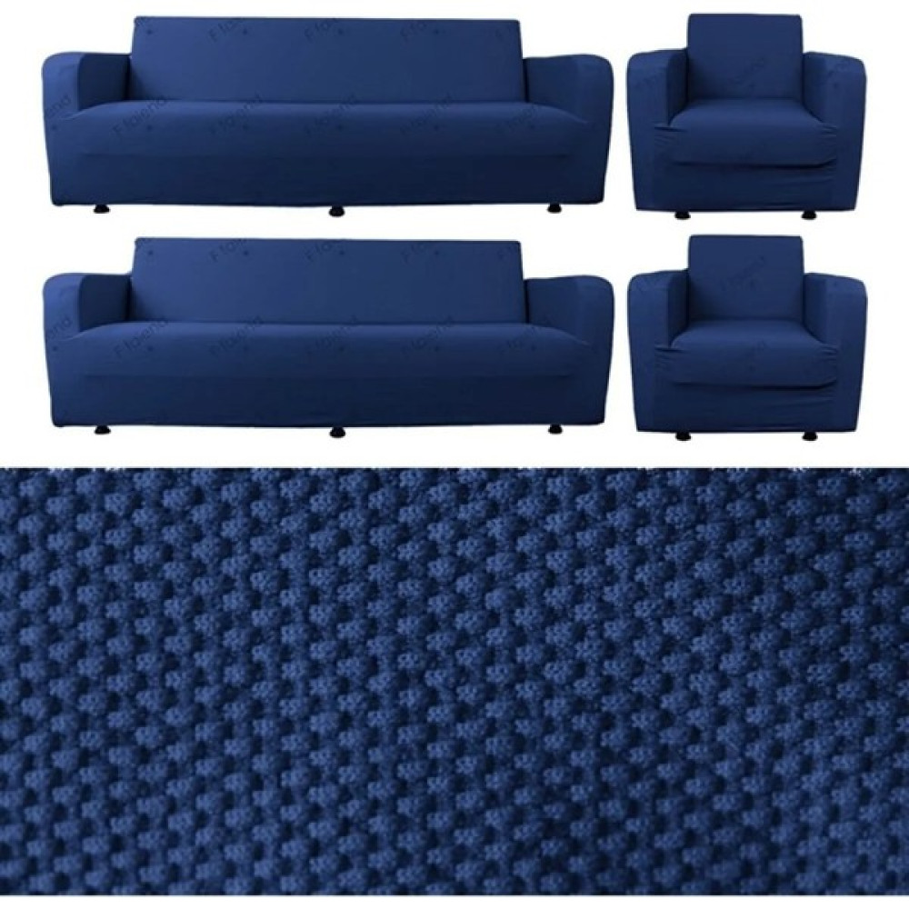 Tuchmall Koltuk Kanepe Kılıfı Takımı Çekyat Örtüsü Lastıklı Esnek 3+3+1+1 Maxi Takım - Petrol Mavisi - 180 x 230 cm Koltuk & Kanepe Örtüsü Fiyatı