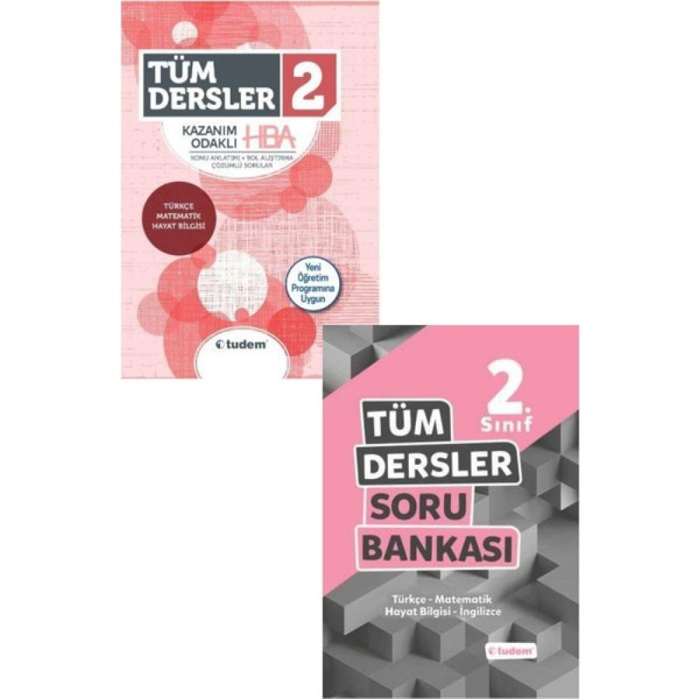 Tudem 2.sınıf Konu Anlatımlı ve Soru Bankası Seti Kaynak Kitapları Fiyatı