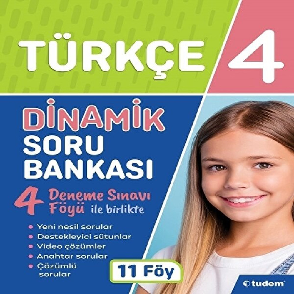 Tudem 4. Sınıf Dinamik Türkçe Soru Bankası Kaynak Kitapları Fiyatı
