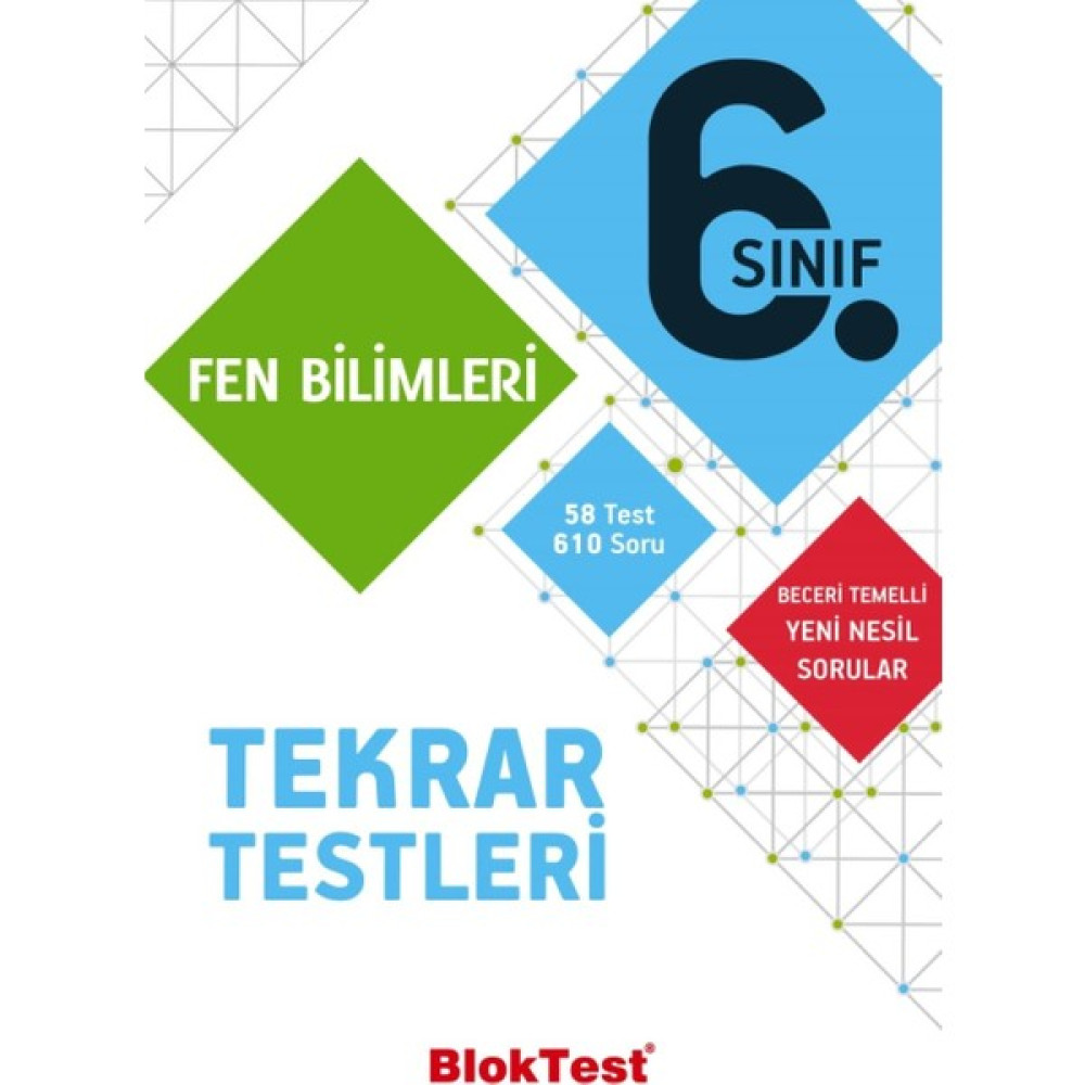 Tudem BlokTest 6. Sınıf Fen Bilimleri Tekrar Testleri Kaynak Kitapları Fiyatı
