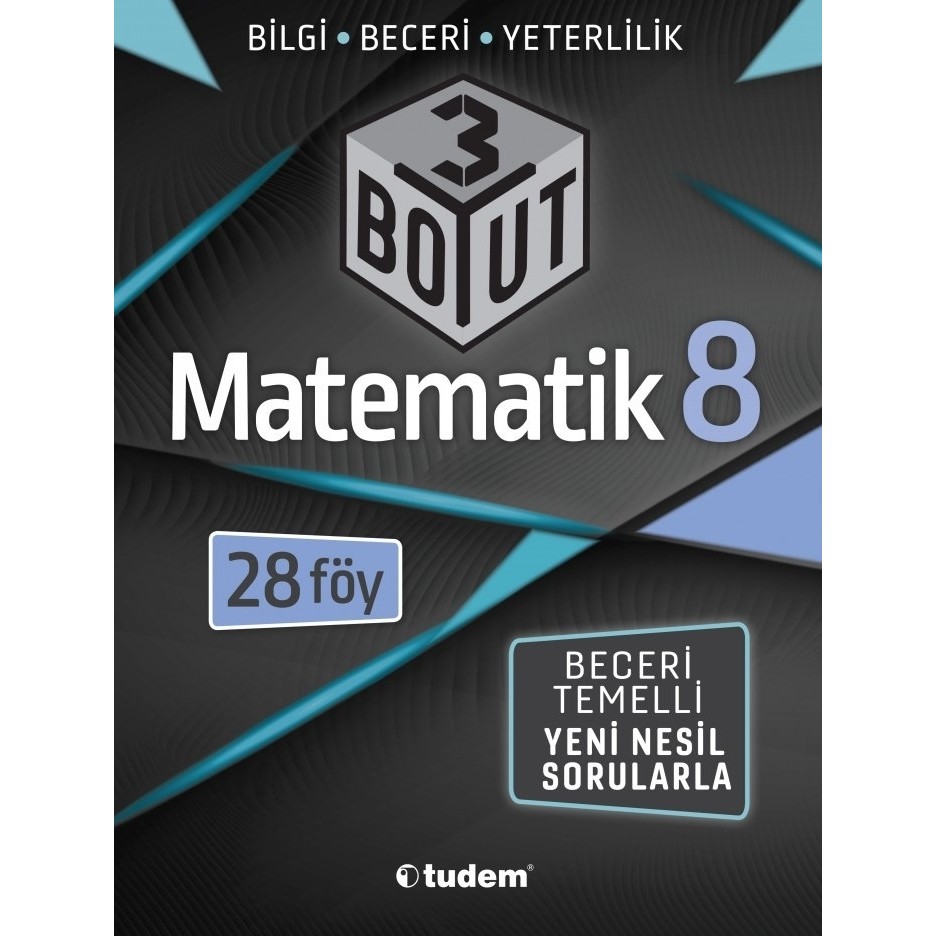 Tudem Yayın Grubu Tudem Yayınları 8. Sınıf Matematik 3 Boyut 28 Föy Ders Sınav Kitapları Fiyatı