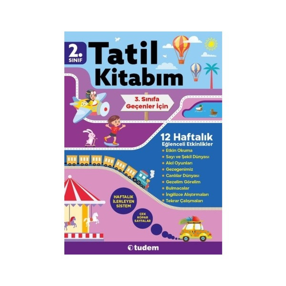 Tudem Yayınları 2. Sınıf Dan 3. Sınıfa Geçenler Için Tatil Kitabım 12 Haftalık 2023 Kaynak Kitapları Fiyatı