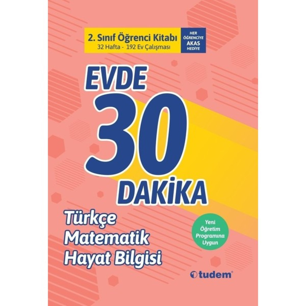 Tudem Yayınları 2. Sınıf Evde 30 Dakika Türkçe Matematik Hayat Bilgisi Soru Ev Çalışması Matematik Fiyatı