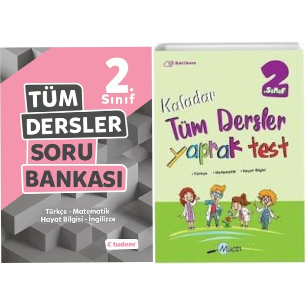Tudem Yayınları 2. Sınıf Tüm Dersler Soru Bankası + Tüm Dersler Yaprak Test Tüm Dersler Fiyatı