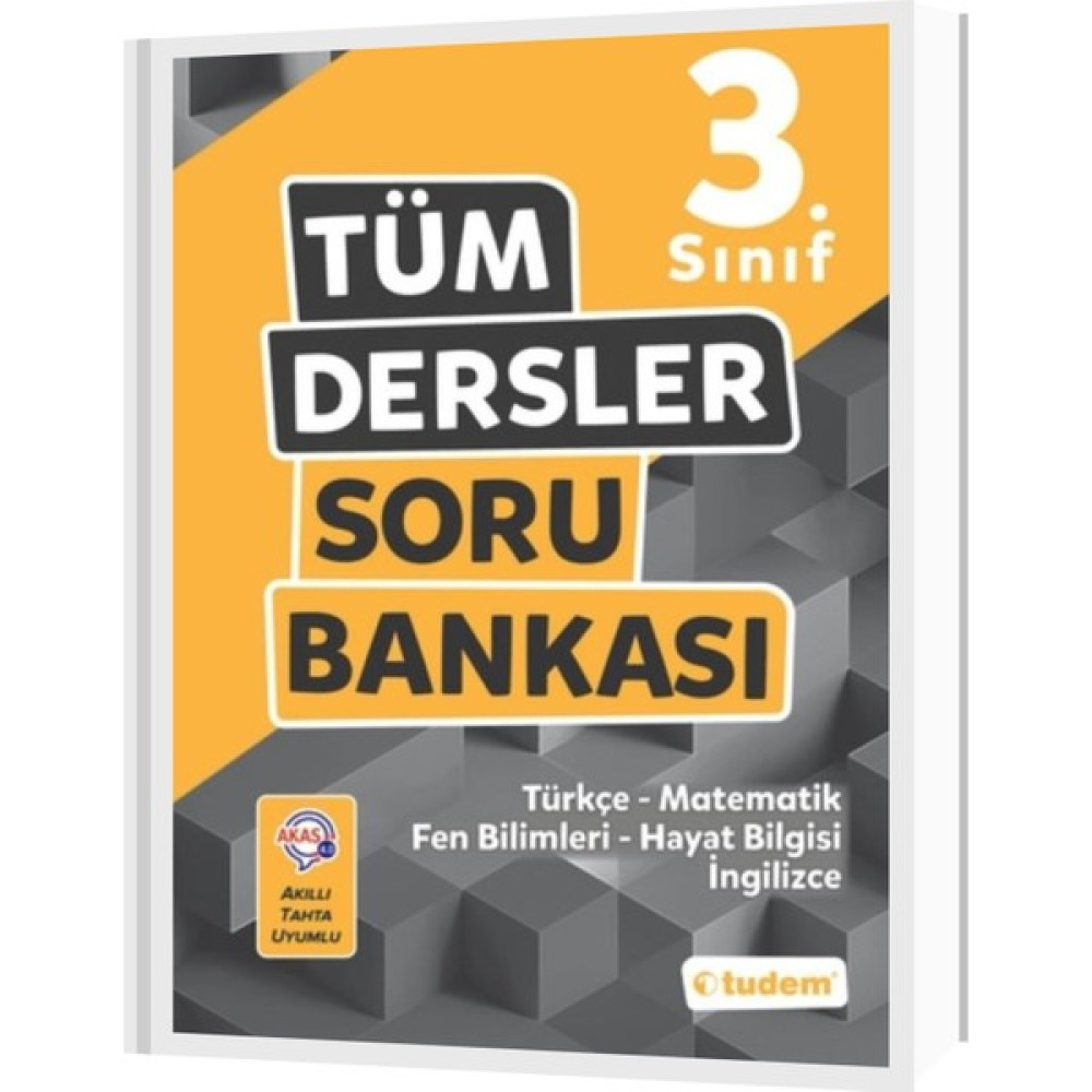 Tudem Yayınları 3. Sınıf Tüm Dersler Soru Bankası Tudem (Bolnota Özel Güncel Içeriğe Sahiptir) Tüm Dersler Fiyatı
