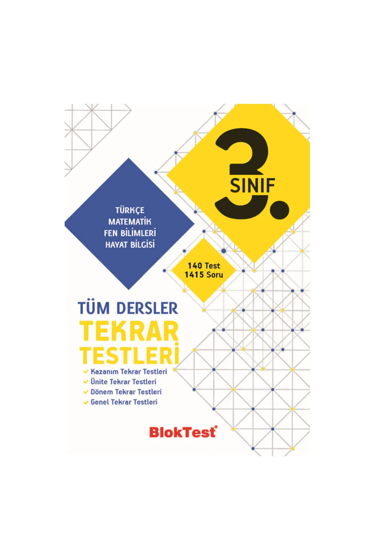 Tudem Yayınları 3 Sınıf Tüm Dersler Tekrar Testleri" Yardımcı Kitaplar Fiyatı