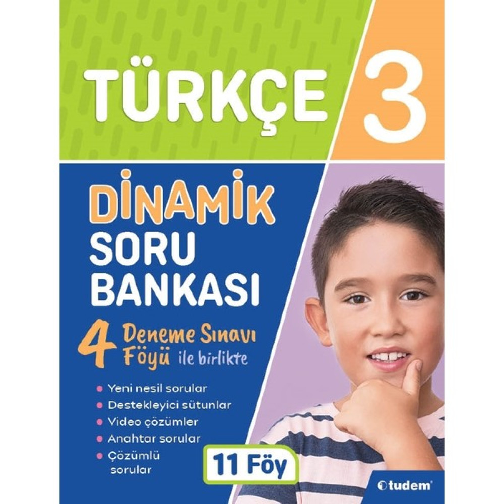 Tudem Yayınları 3. Sınıf Türkçe Dinamik Soru Bankası Kaynak Kitapları Fiyatı