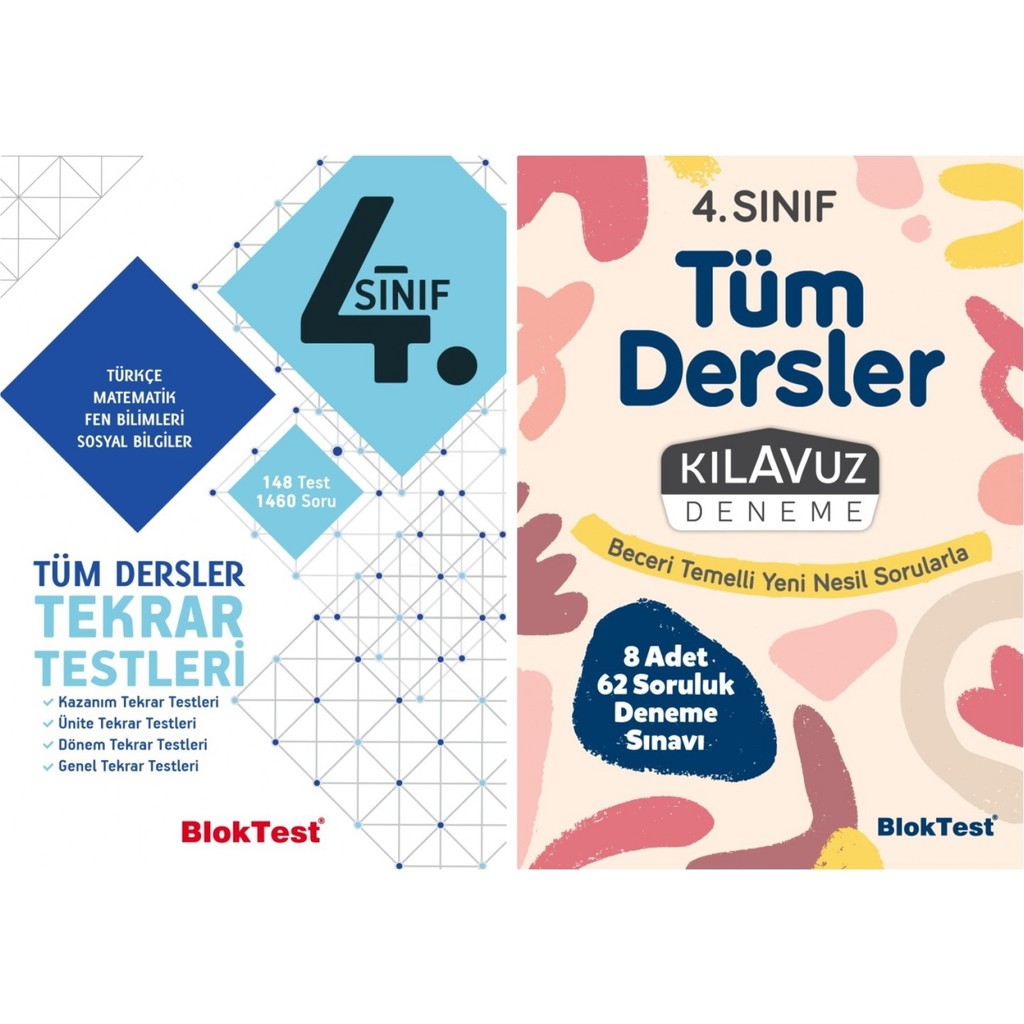 Tudem Yayınları 4. Sınıf 2'li Set (Tekrar Testleri + Kılavuz Deneme) Diğer Fiyatı