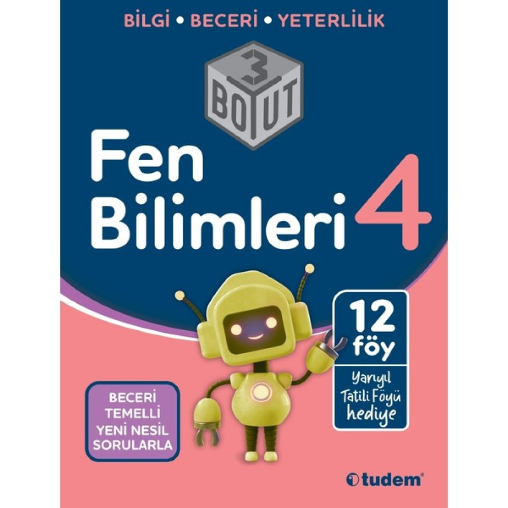 Tudem Yayınları 4. Sınıf Fen Bilimleri 3 Boyut Konu Anlatım Föyü Kaynak Kitapları Fiyatı