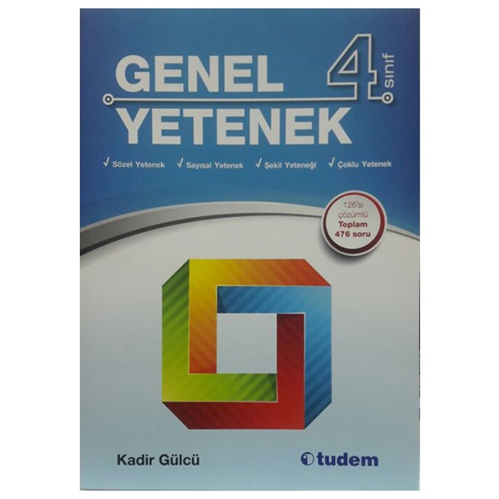 Tudem Yayınları 4. Sınıf Genel Yetenek Kadir Gülcü - Kadir Gülcü Tüm Dersler Fiyatı