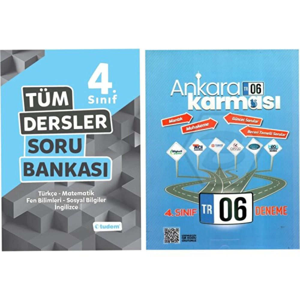 Tudem Yayınları 4. Sınıf Tüm Dersler Soru Bankası + Deneme Seti (Ciltli) Tüm Dersler Fiyatı
