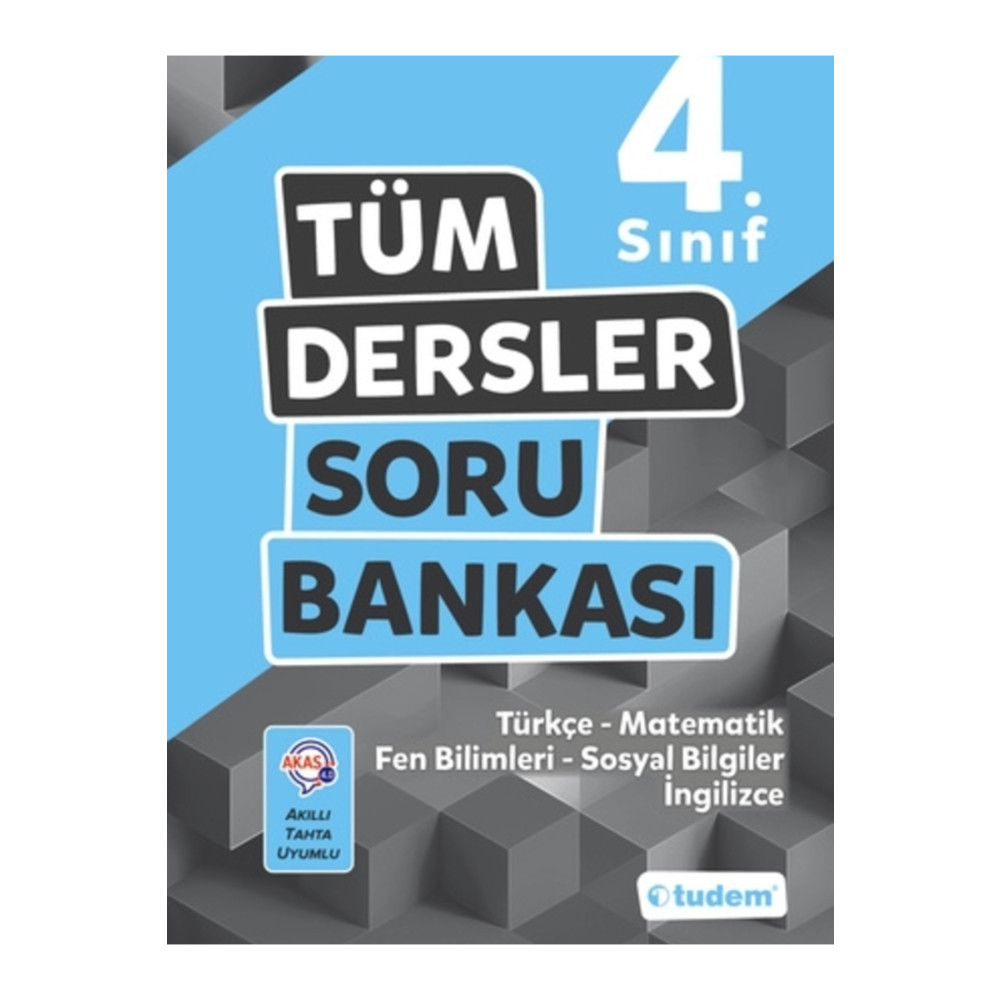 Tudem Yayınları 4.SINIF TÜM DERSLER SORU BANKASI Yardımcı Kitaplar Fiyatı