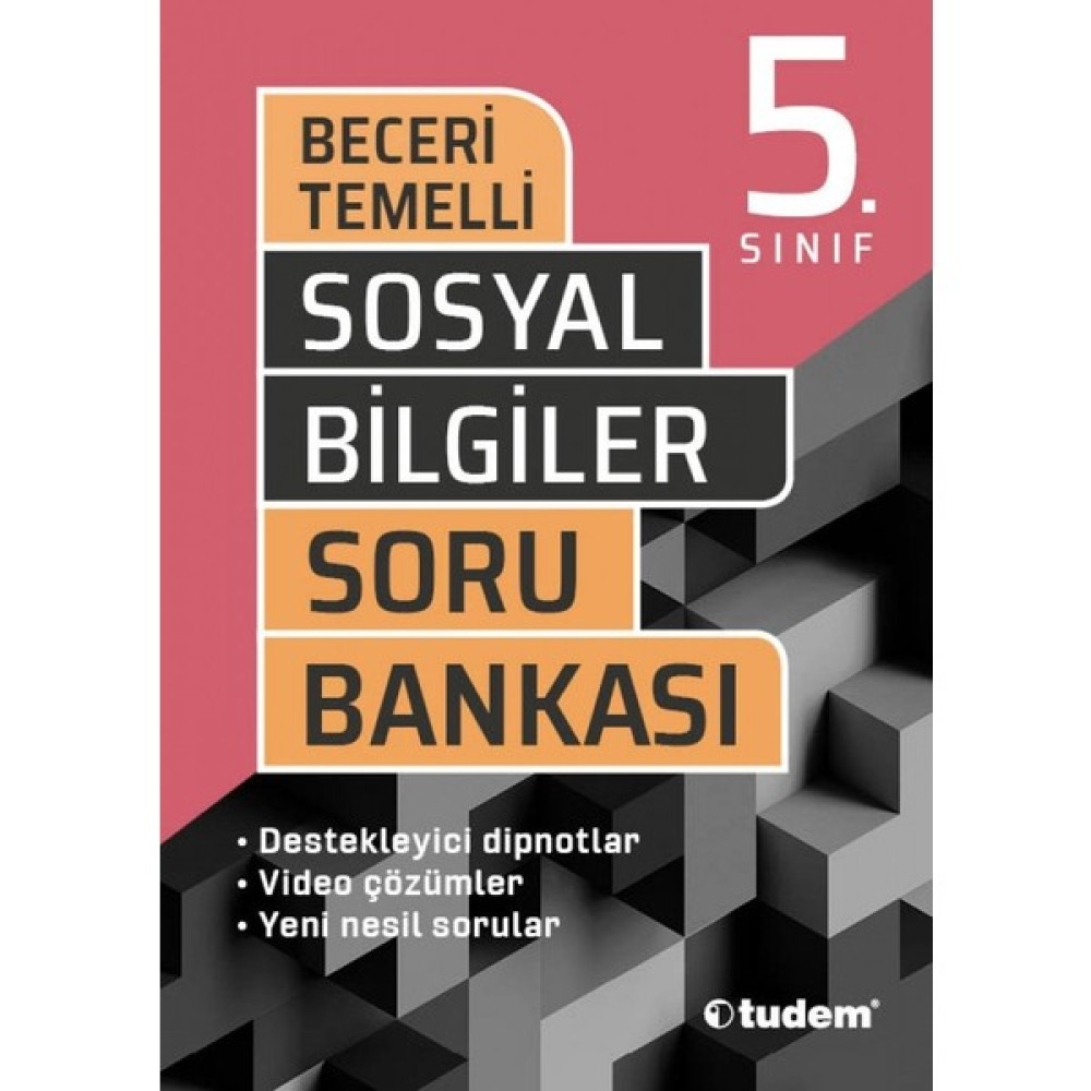 Tudem Yayınları 5. Sınıf Sosyal Bilgiler Beceri Temelli Soru Bankası Sosyal Bilgiler Fiyatı