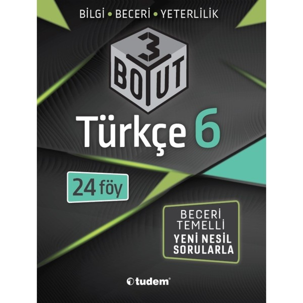 Tudem Yayınları 6. Sınıf 3 Boyut Türkçe Türkçe Fiyatı