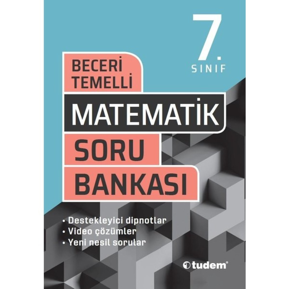 Tudem Yayınları 7. Sınıf Matematik Beceri Temelli Soru Bankası Matematik Fiyatı