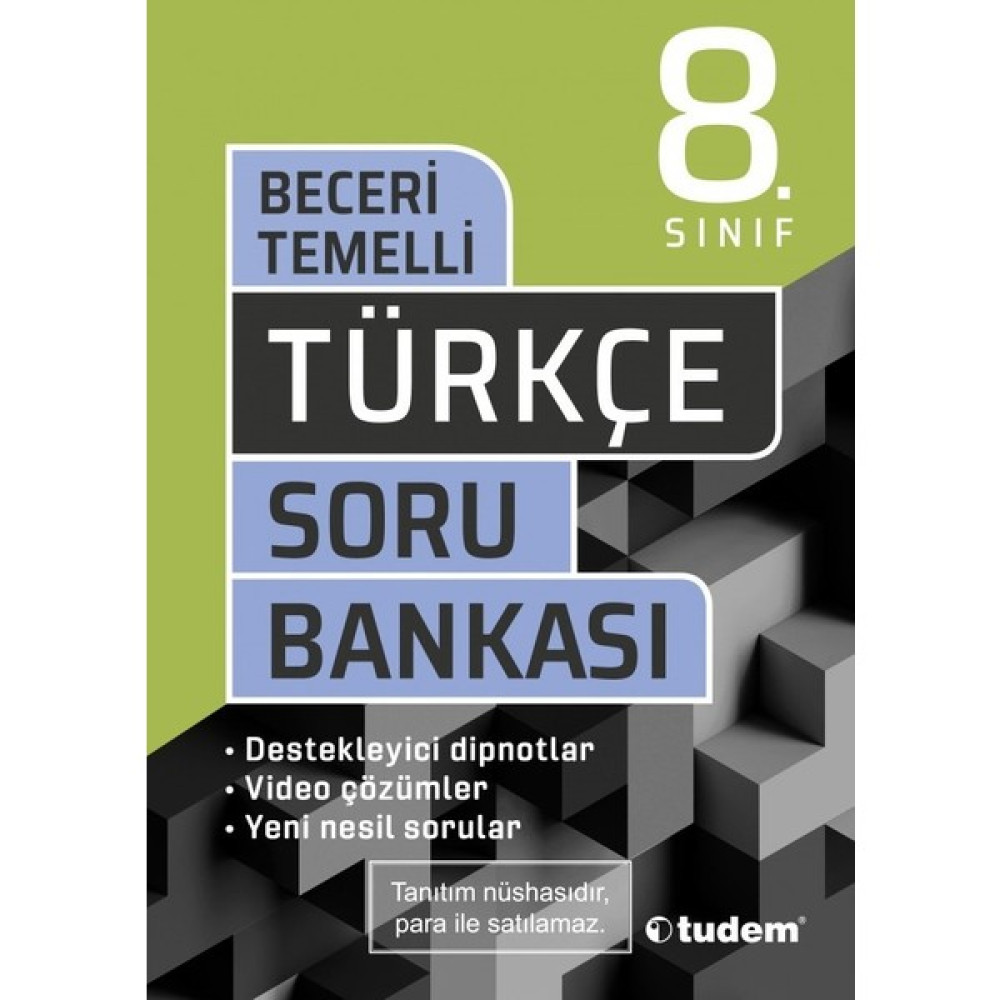 Tudem Yayınları 8. Sınıf Türkçe Beceri Temelli Soru Bankası Türkçe Fiyatı