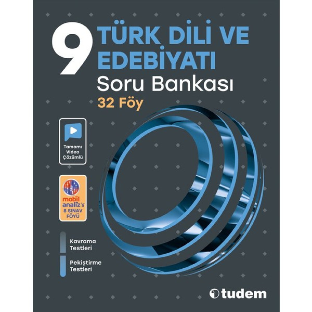 Tudem Yayınları 9.sınıf Türk Dili ve Edebiyatı Soru Bankası Kaynak Kitapları Fiyatı