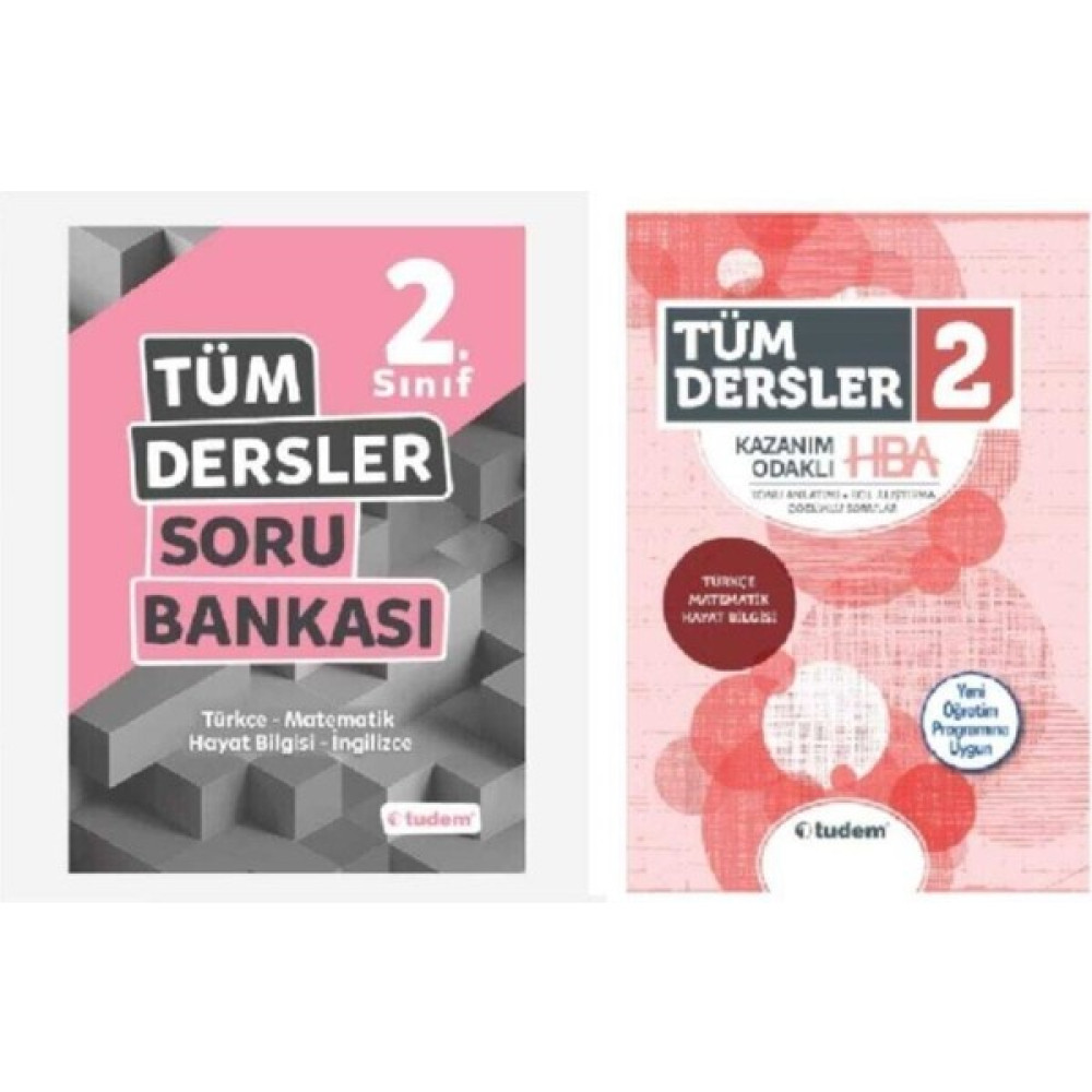Tudem Yayınları Tudem 2. Sınıf Tüm Dersler Soru Bankası+ Konu Anlatımı Tüm Dersler Fiyatı