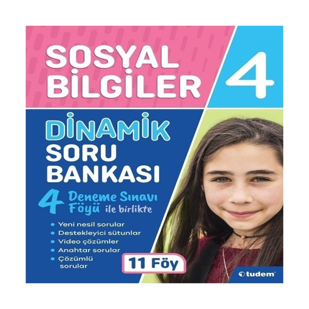 Tudem Yayınları Tudem 4. Sınıf Dinamik Sosyal Bilgiler Soru Bankası Kaynak Kitapları Fiyatı