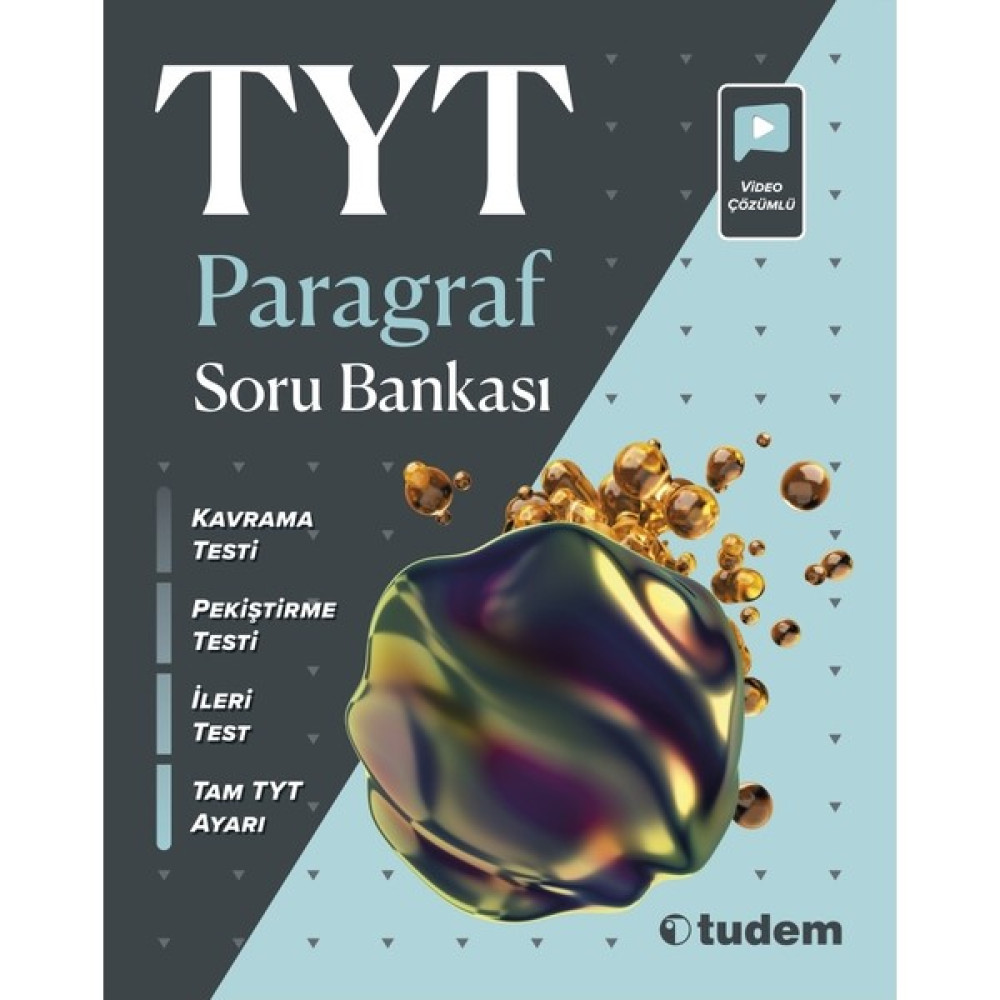 Tudem Yayınları TYT Paragraf Soru Bankası Kaynak Kitapları Fiyatı