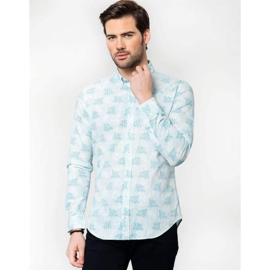Tudors DR200002-501 Slim Fit Kışlık Spor Erkek Gömlek