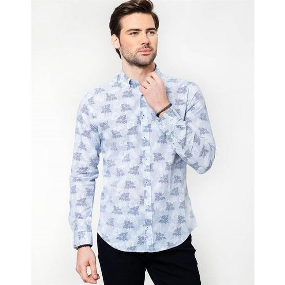 Tudors DR200002-501 Slim Fit Kışlık Spor Erkek Gömlek