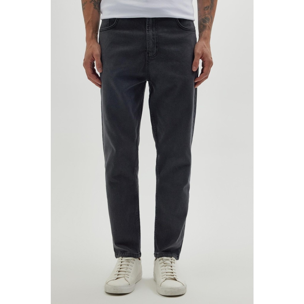 Tudors Erkek Regular Fit Bol Kesim Esnek Gri Denim Yıkamalı Jean Kot Pantolon 5 Gözlü Cepli Erkek Jeans / Kot Pantolon Fiyatı