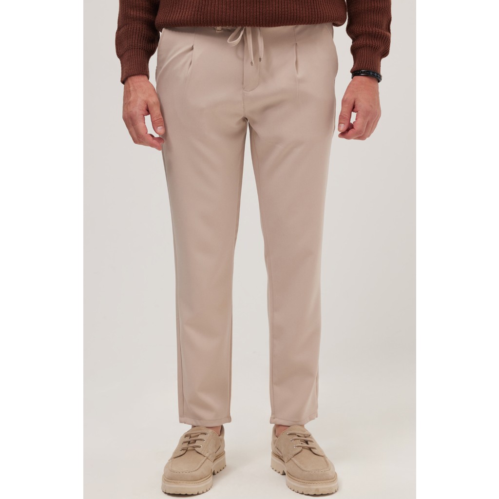 Tudors Erkek Slim Fit Dar Kesim Lastikli Bağcık Detaylı Taş Pantolon Erkek Pantolon Fiyatı