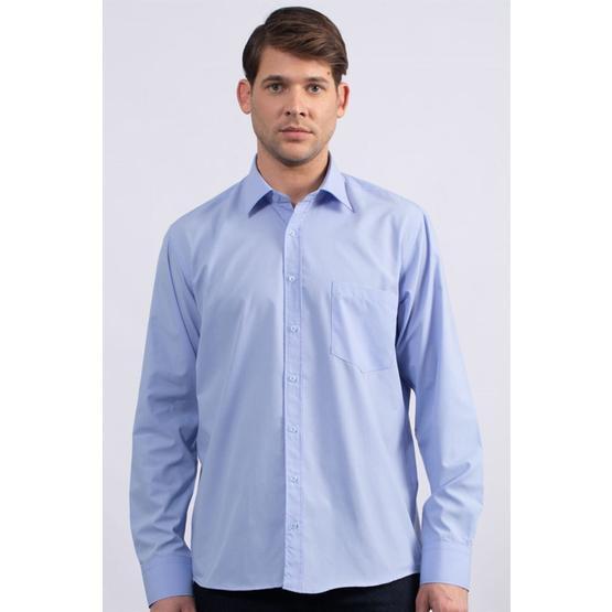 Tudors Klasik Fit Rahat Kesim Cotton Efekt Poplin Erkek Gömlek