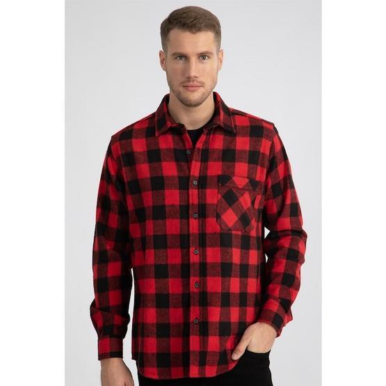 Tudors Klasik Fit Rahat Kesim Oduncu Kareli Unisex Gömlek Kadın Gömlek Fiyatı